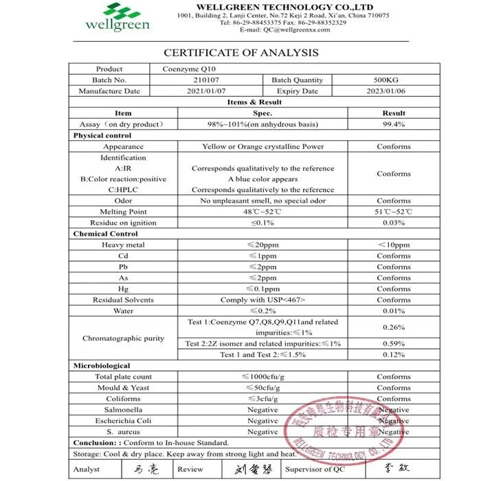 Coenzyme Q10 Powder